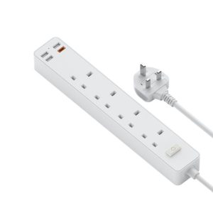 WiWU UK Charger Extension Power Socket with multi Charger Port USB