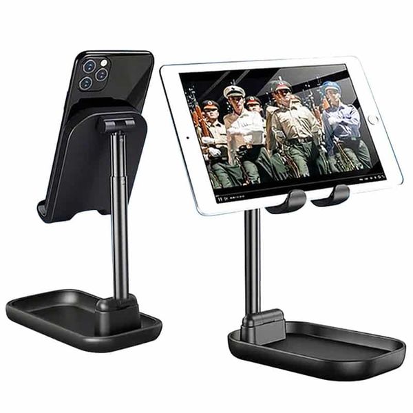 WiWU Adjustable Desktop Stand for Phone and Tablet ZM100 – Black