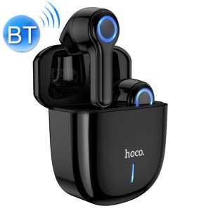 hoco ES45 Harmony Sound TWS Wireless Bluetooth Earphone with Charging Box, Support Touch & Call & Siri(Black)