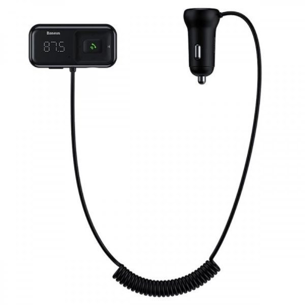 Baseus T typed S-16 Wireless Mp3 Car Charge (E) Black