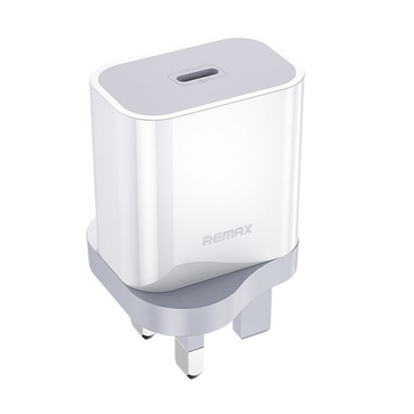 REMAX RP-U79 Speed Series 20W USB-C/Type-C Multi-Compatible Fast Charger, Specification:UK Plug(White)