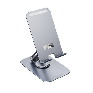 hoco PH50 Plus Ivey Dual Axis Rotating Metal Tablet Desktop Holder(Metal Grey)