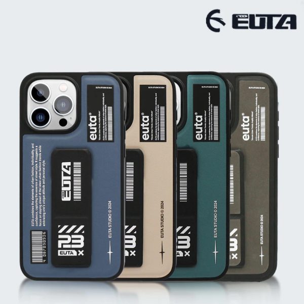 EUTA Mag-Charge Leatherette Case with Extendable Grip Stand