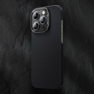 For iPhone 15 Pro Max Benks 600D MagSafe Magnetic Kevlar Carbon Fiber Phone Case(Black)