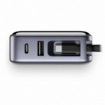 Green Lion Madrid 10 Power Bank with Built-in Type-C Cable