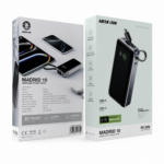 Green Lion Madrid 10 Power Bank Grey