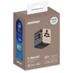MOMAX UA22 70W Dual AC Mini GaN Global Travel Charger - Image 6