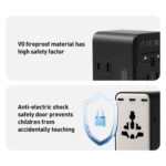 MOMAX UA28L 205W 7-Port GaN Travel Charger - Image 12