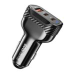 WK WP-C64 Carbon Fiber 60W Car Charger