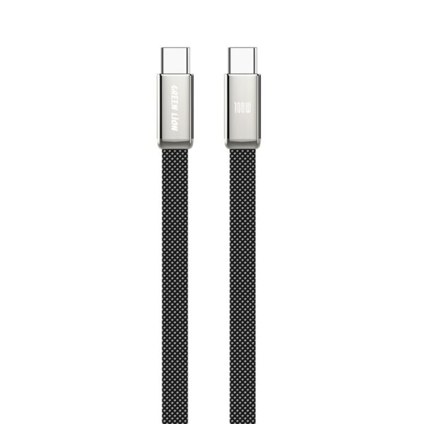 Green Lion Ultra Thin Braided USB-C to USB-C Cable