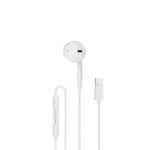 Green Lion Wired Mono Earphones Type-C (White)