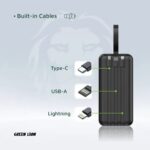 Green Lion Power Tank Power Bank 50000mAh PD 22.5W - Black - Image 8