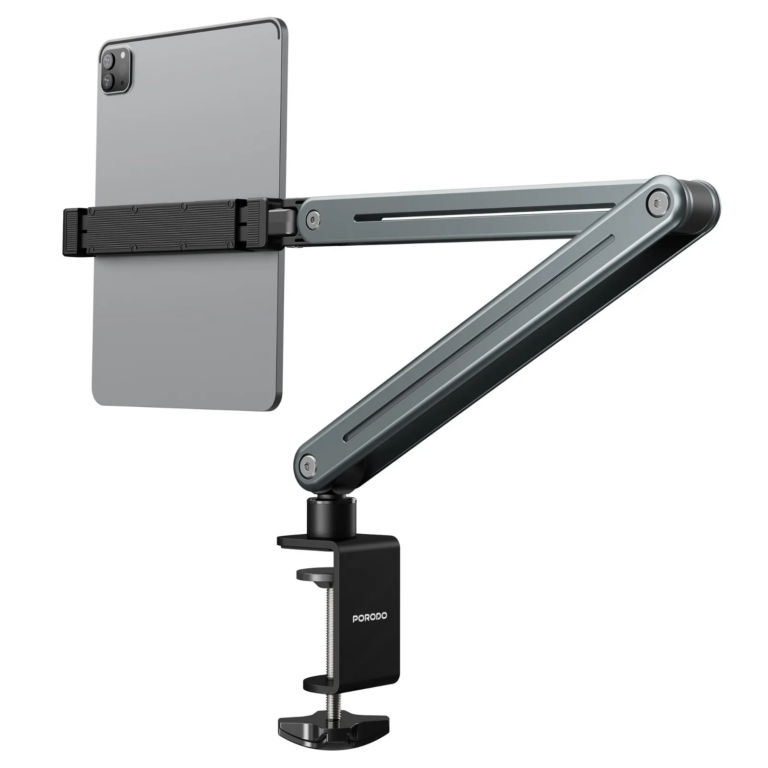 Porodo 360° Adjustable Folding Aluminum Alloy Phone & Tablet Stand