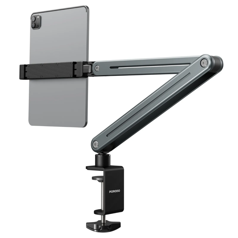 Porodo 360° Adjustable Folding Aluminum Alloy Phone & Tablet Stand