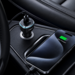Powerology 75W Dual-Port High-Power Car Charger - Black Silver - Image 6