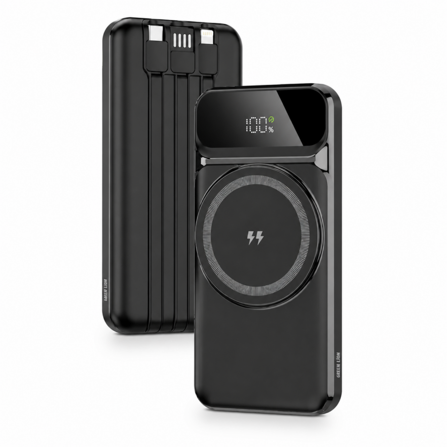 Green Lion Everton 10000mAh Power Bank PD 20W - Black