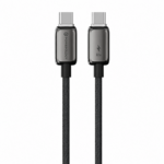 Powerology VoltFLow 45W Type-C Adaptor with TFT Screen C TO C Cable -  Grey - Image 4