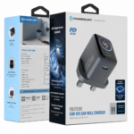 Powerology VoltFLow 45W Type-C Adaptor with TFT Screen C TO C Cable -  Grey - Image 5