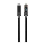 Green Lion Digital Display Cable USB-C to Lightning - Black