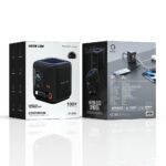 Green Lion Centurion 100W GaN Travel Adapter - Black - Image 2