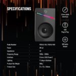 Porodo Gaming Stereo Speakers volume control knob