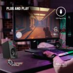 Porodo Gaming Stereo Speakers USB powered design