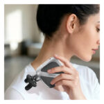 Porodo Lifestyle Pocket-Sized Muscle Relief Massager - Gray - Image 10
