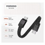 Porodo USB-C to USB-C Cable PD 60W Charging