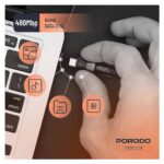 Porodo USB-C to USB-C Braided Wristband Cable