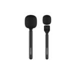 Porodo 2.4GHz BT Wireless Microphone with Transmitter & Receiver - Black - Image 3