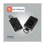 Porodo IPX5 360° 10000mAh Power Bank - Black - Image 2