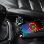 Powerology 75W Dual-Port High-Power Car Charger - Black Silver - Image 2