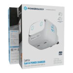 Powerology Lumix GaN AI Power Charger Product Box
