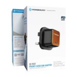 Powerology QX 45W GaN Adapter Black Orange