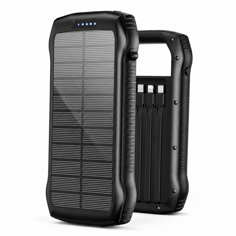 Green Lion Solar Force 20000mAh Power Bank Black