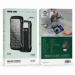 Green Lion Solar Force 20000mAh Power Bank - Black - Image 3