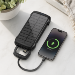 Green Lion Solar Force 20000mAh Power Bank - Black - Image 4