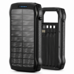 Green Lion Solar Force 20000mAh Power Bank - Black - Image 5
