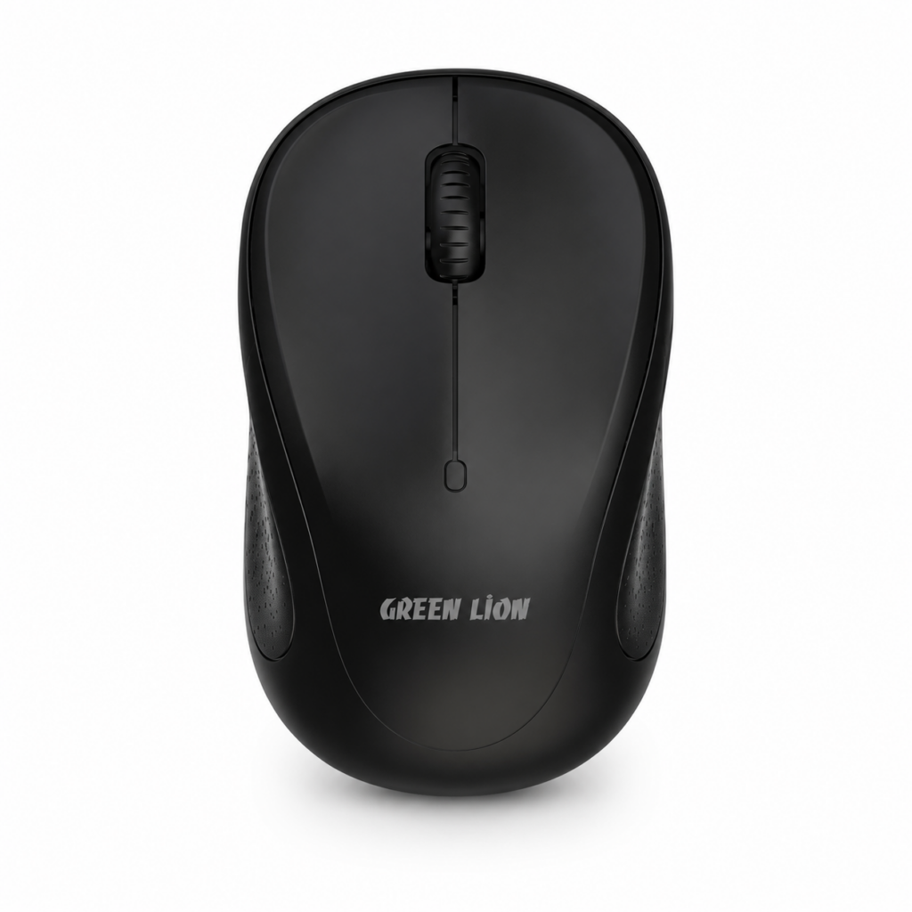 Green Lion G50 Wireless Mouse - Black