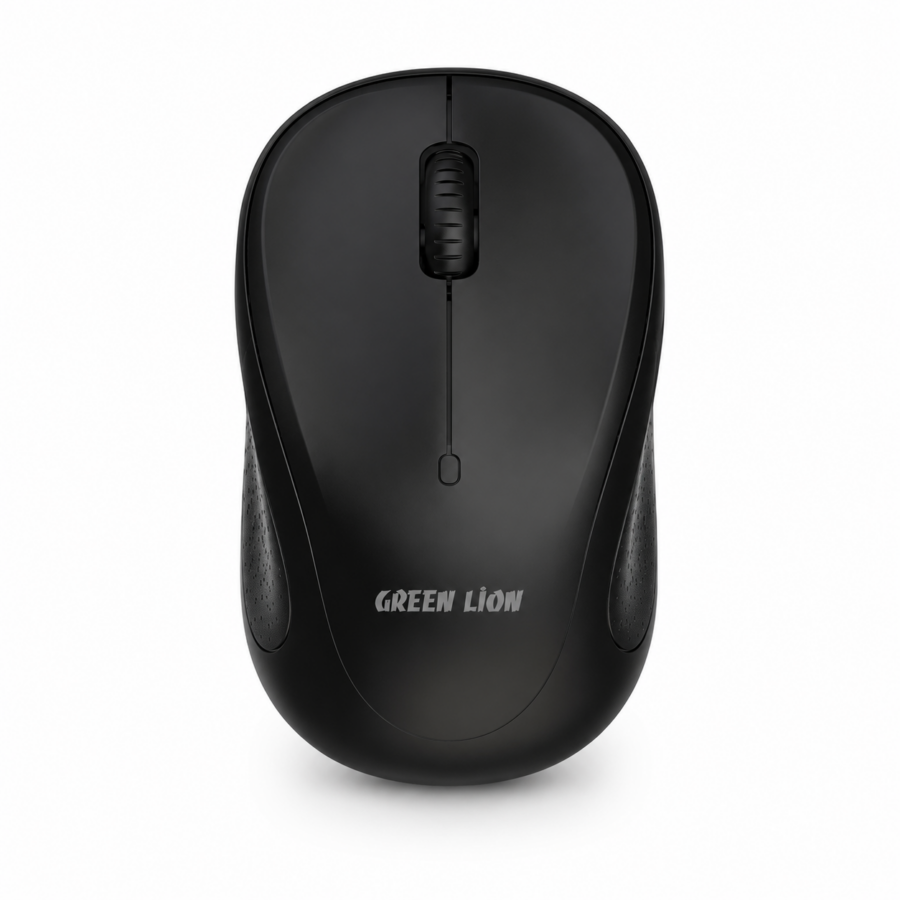 Green Lion G50 Wireless Mouse - Black