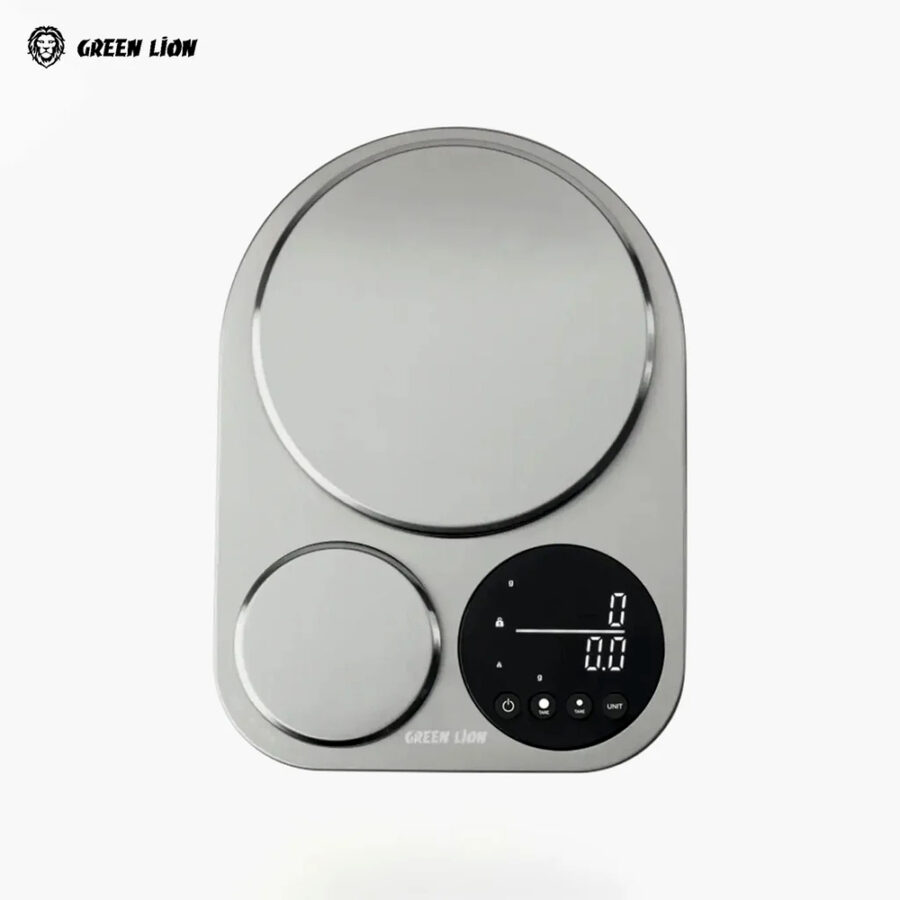 Green Lion Dual Kitchen Scale 5kg and 500g - Silver