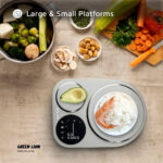 Green Lion Dual Kitchen Scale 5kg & 500g - Silver - Image 2