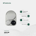 Green Lion Dual Kitchen Scale 5kg & 500g - Silver - Image 4