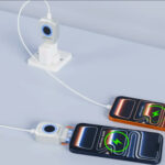 Porodo Auto Release Smart Auto-Cutoff Charging Adapter - Silver - Image 3