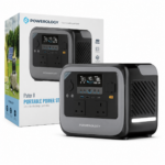 Powerology Pater II Portable Power Station 700W 472.5Wh – Gray - Image 2