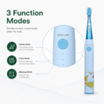 Green Lion Kids Electric Toothbrush with 2 Brush Heads - Image 2