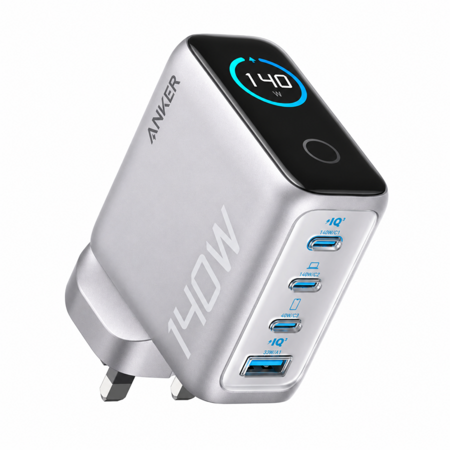 Anker 140W Charger Kuwait 4-Port GaN Silver