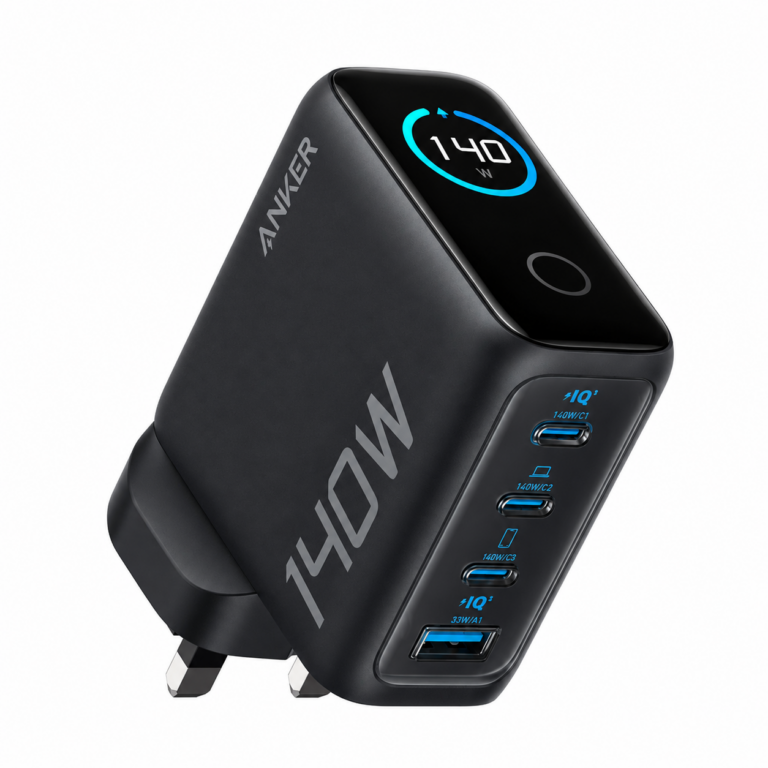 Anker 140W Charger Kuwait Black 4-Port GaN