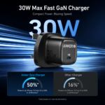 Anker Zolo 30W USB-C GaN Charger PD 3.0 – Black - Image 6