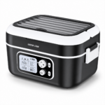 Green Lion Electric Lunch Box Kuwait GLB-35 1.5L Black